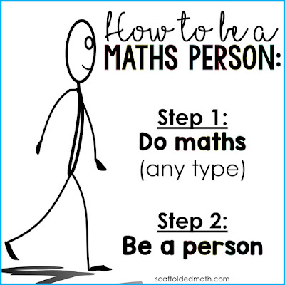 How to be a Maths Person poster