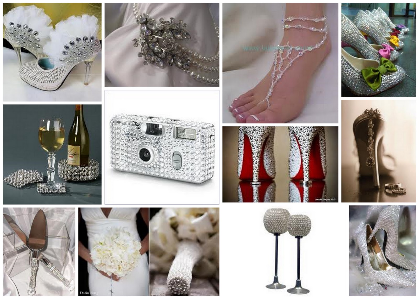 bling wedding shoes