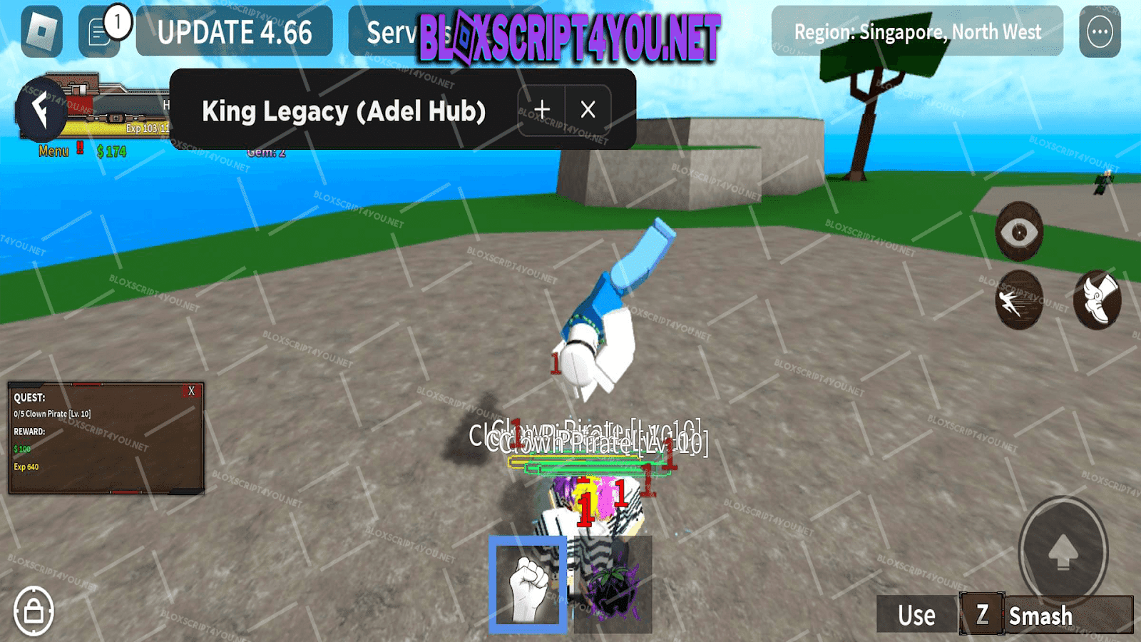 Adel Hub King Legacy Mobile Script