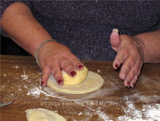 Placing Filling into the Dough