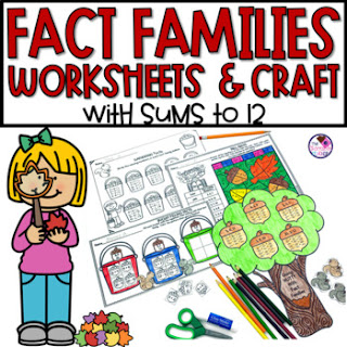 Use this engaging resource when teaching fact families in first grade this year.