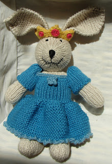 knit bunny princess crown dress