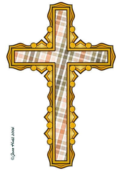 happy easter cross. happy easter cross clipart.