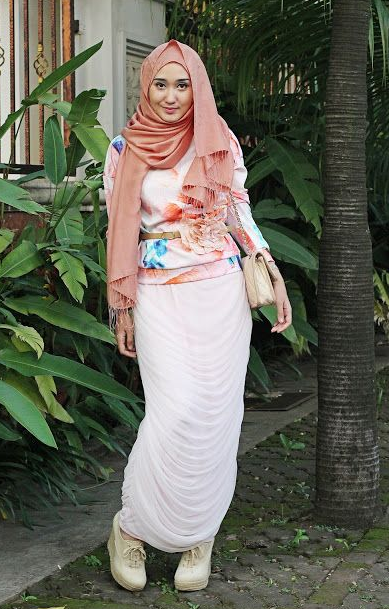 15+ Model Baju Muslim Terbaru Dian Pelangi 2018 Casual 