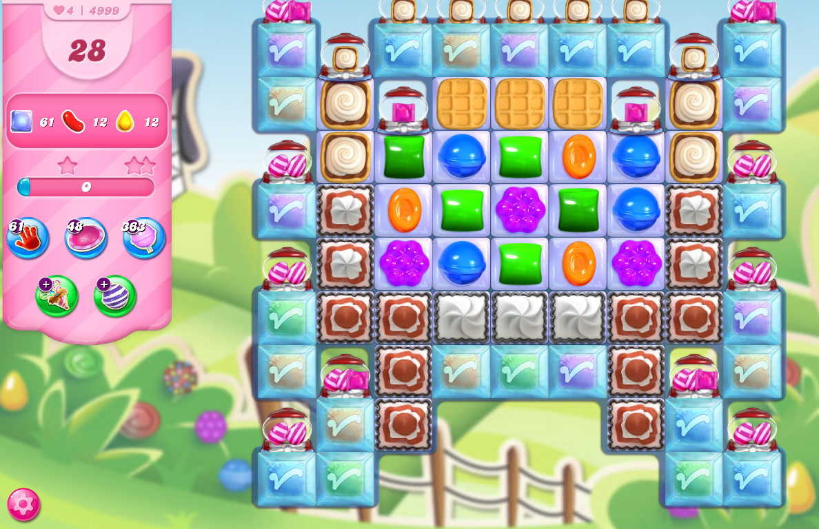 Candy Crush Saga level 4999