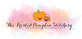 The Frosted Pumpkin Stitchery logo