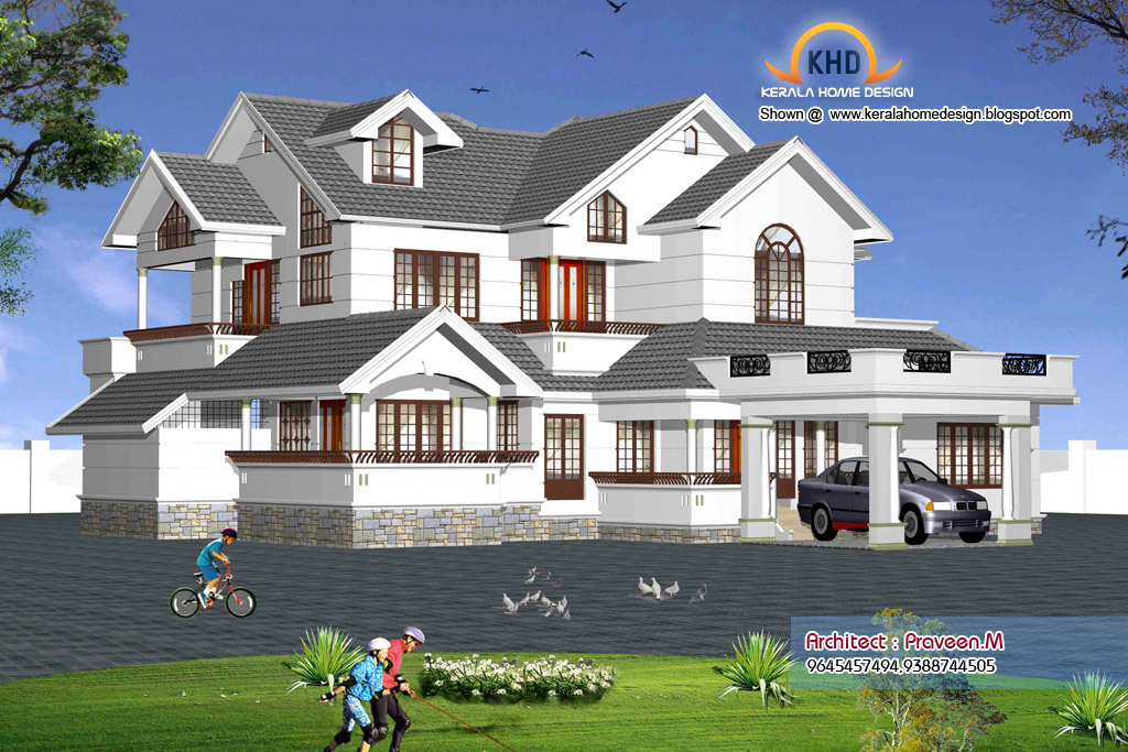 Indian style sweet home 3d designs ~ Kerala House Design Idea