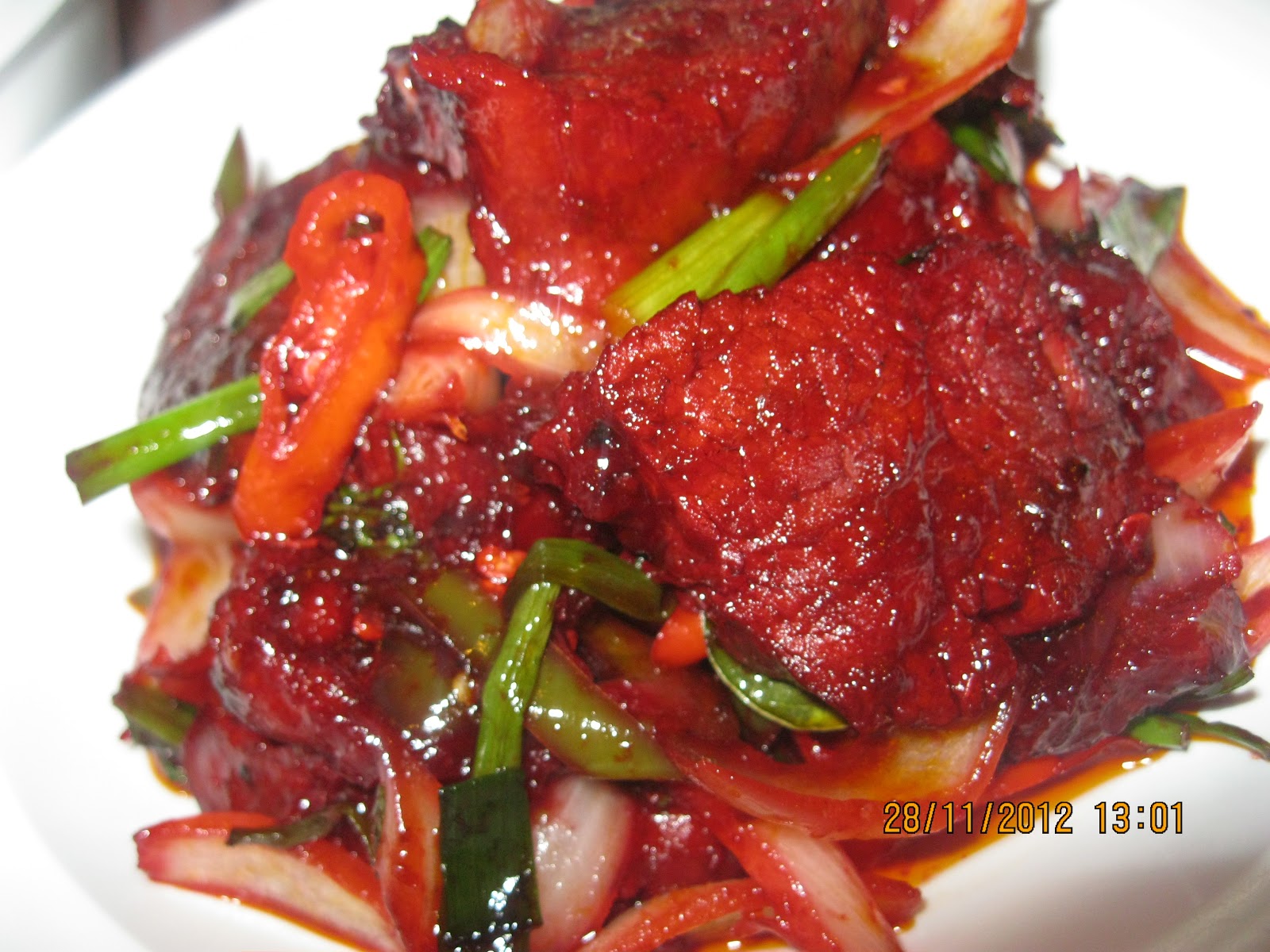 RESEPI CIKGU ANI: DAGING MERAH