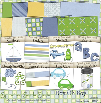 Sprouting Seeds Studio - Boy Oh Boy Preview