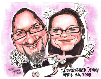  Wedding Gift Ideas on Caricature Art And Cartooning  Original Ideas For Wedding Gifts