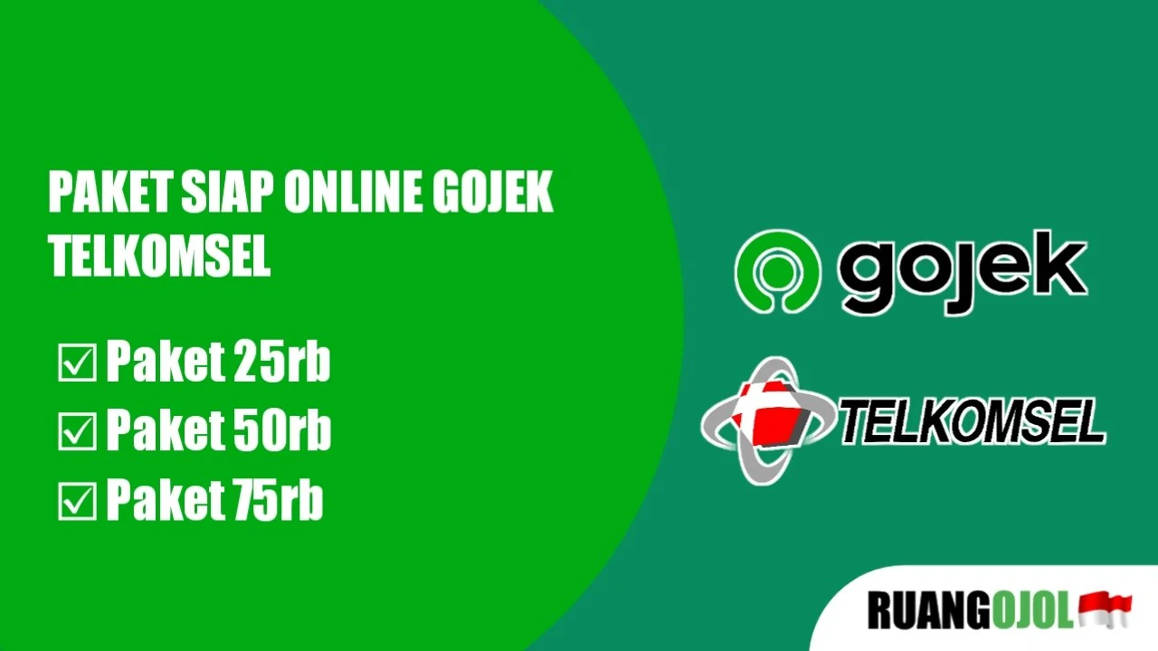 paket gojek siap online telkomsel