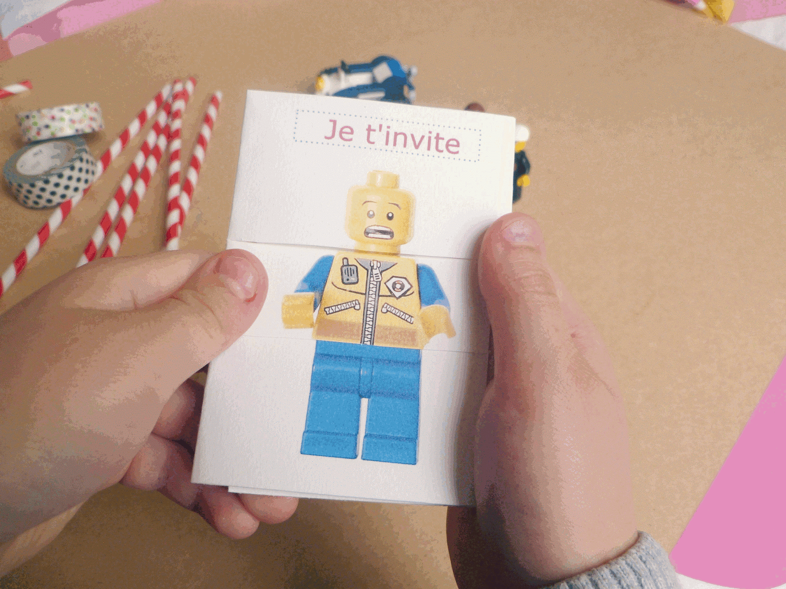 Carte Anniversaire Lego