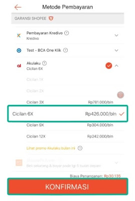 bayar shopee pakai akulaku