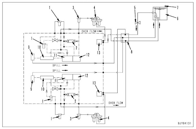 HD785-7 Fuel system 1 (Poor fuel arrangement specification)