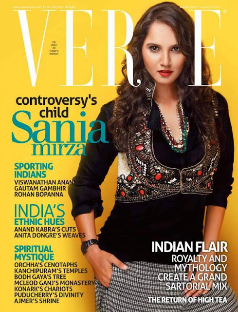 Sania Mirza On The Cover Of Verve India August 2012