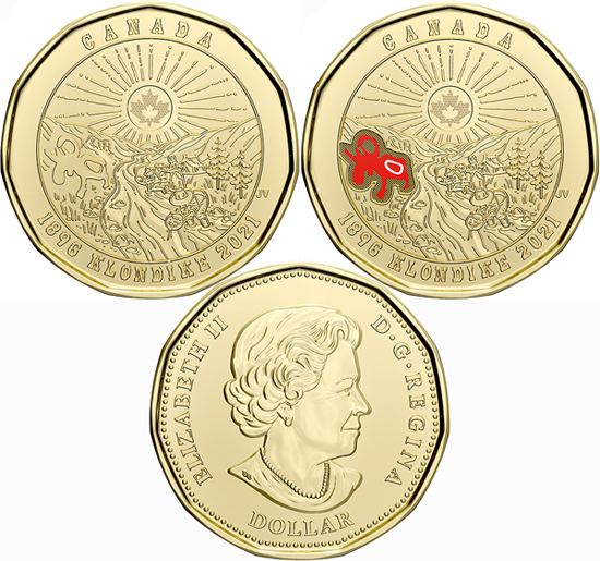 Canada 1 dollar 2021 - 125th Anniversary of the Klondike Gold Rush