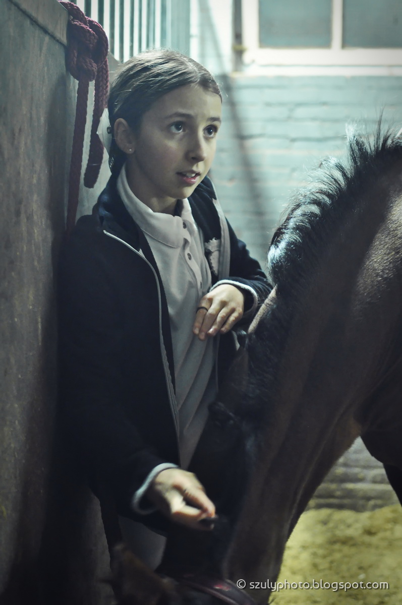 Veronika is perparing for her exam at the Amsterdamse Manege