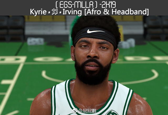 NBA 2K19 Kyrie Irving Cyberface