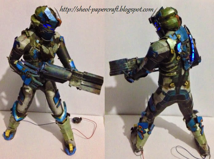 Dead Space 2 Advanced Suit Papercraft