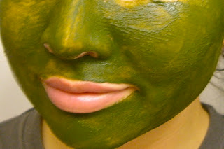 Mascarilla casera de té verde