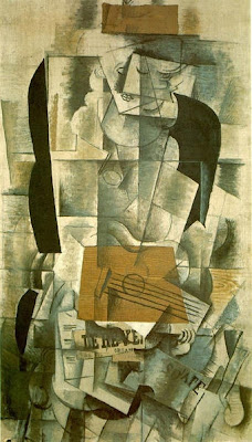   Georges Braque - Femme à la guitare,1913. 