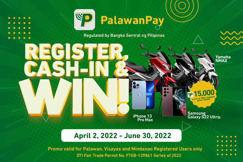 PalawanPay: Register, Cash in and Win Promo