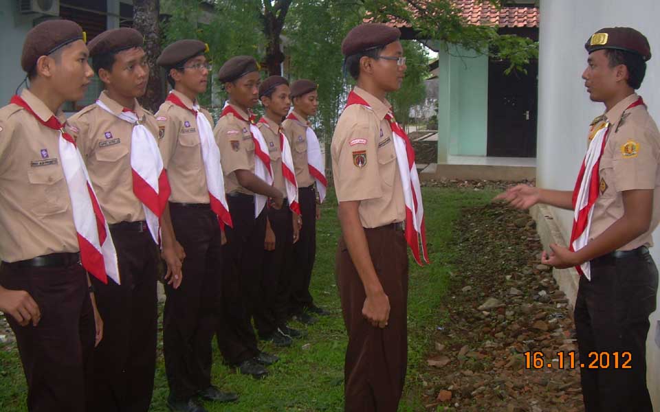 Pengisian pada kegiatan rutin dilaksanakan per sangga dan akan diuji oleh masing-masing penanggung jawab poin.