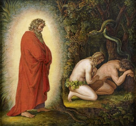 Adam and Eve leaving Eden