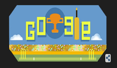 googld doodle world cup final india australia analytics