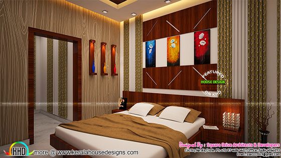 Kerala interior bedroom