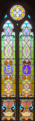 Saint Joseph Roman Catholic Church, in Chenoa, Illinois, USA - stained glass window