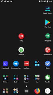 ganti walpaper hitam