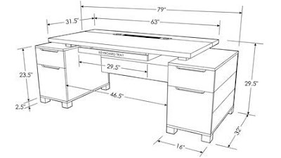 17 IDEAS IMPRESIONANTES DE MUEBLES DE ESCRITORIO