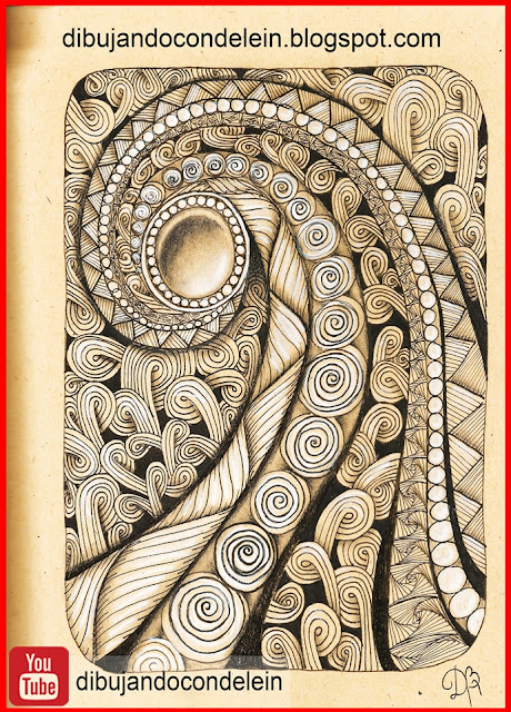   dibujo par principiantes, clases gratis de dibujo, youtube, video tutorial, como dibujar zentangle art, delein padilla, dibujando con delein, como dibujar un mandala, tutorial de dibujo, video tutorial, dibujo facil