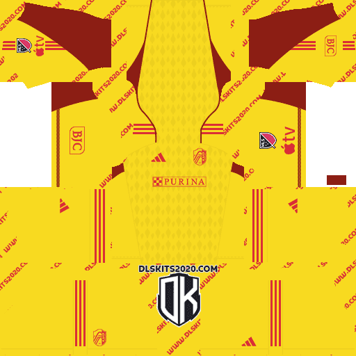 St. Louis City SC DLS Kits 2023-2024 Adidas - Kit Dream League Soccer 2019 (Goalkeeper Home)