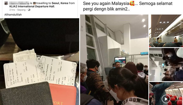 'Owg macam korang ni elok mati dulu kena virus (COVID-19) ni' - Bengang dikecam netizen sebab upload tiket flight melancong ke Korea