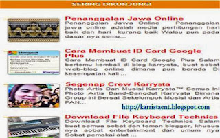 Trik Membuat Popular Posts Effects Spin Effects Blogger