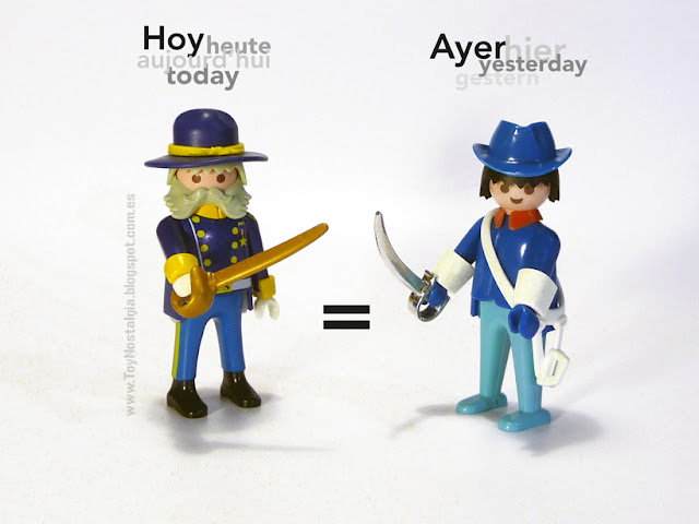 Playmobil "Then and Now" Capitanes Federados Union Yankees Captains (Western)