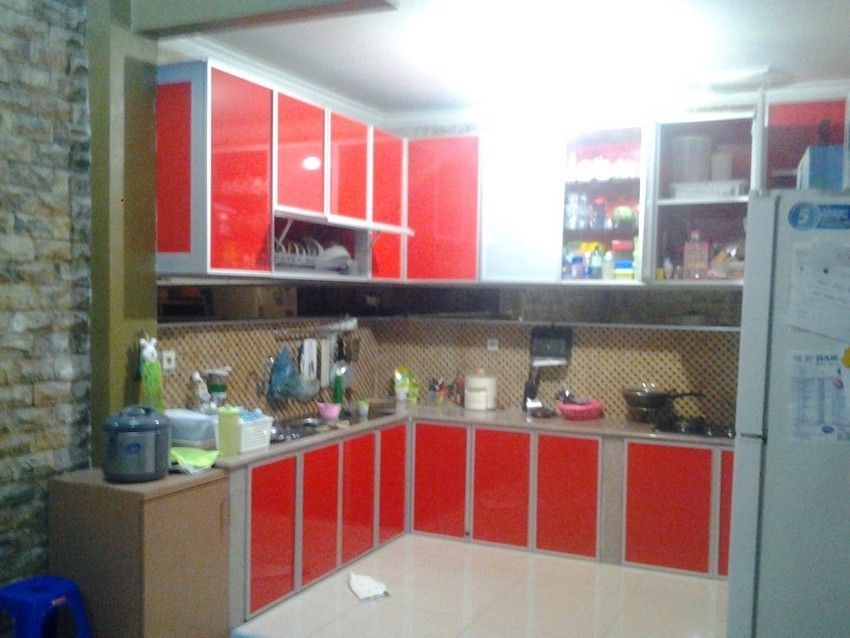 Gambar Kitchen Set Dari Baja Ringan Minimalis 