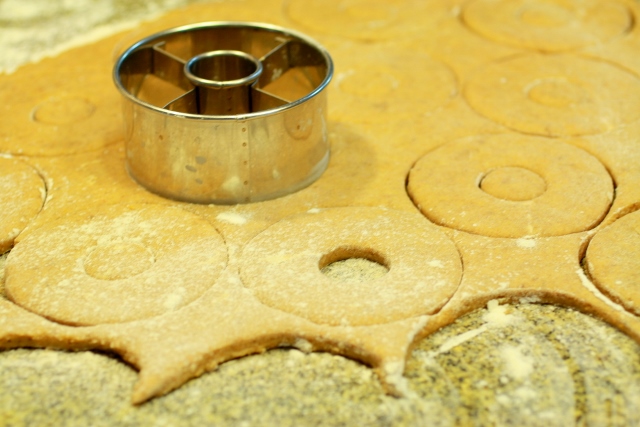 Donas de calabaza (sin levadura) / Pumpkin donuts (cake donuts)