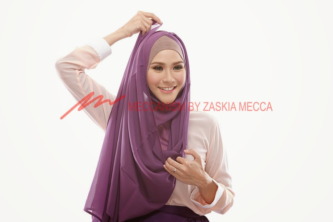  Zaskia Adya Mecca Hijab Tutorial 4