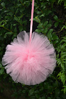 Pom Pom Princess, Pink, Tulle, Pom Pom, 25cm