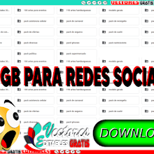 84 GB DE ARTES PARA REDES SOCIALES EDITABLES