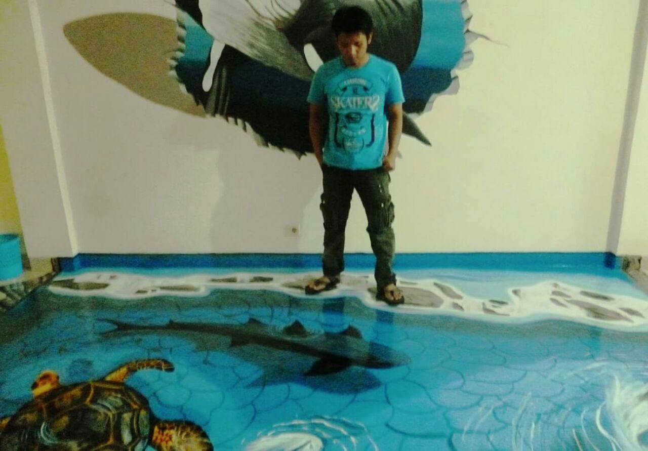 Epoxy Lantai 3D  Epoxy Art Lukis dan Wallpaper 0878 8745 1070