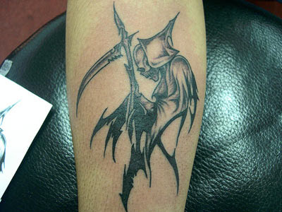 grim reaper tattoo