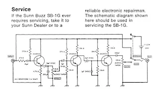 ORIGINAL SUNN BUZZ SCHEMATIC