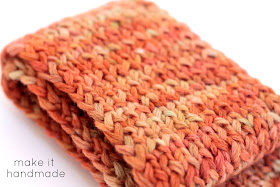 Free Child's Keyhole Scarf Pattern: The Sunset Scarf by Make It Handmade