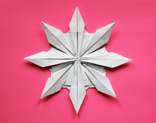 A Book Of Paper Snowflake And Star Instructions How About