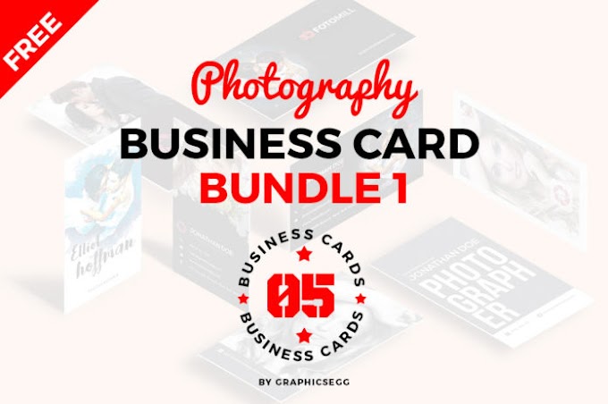 Photography business card bundle