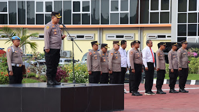 Awal Tahun 2023, Kapolres Minta  Tingkatkan Pelayanan Prima Kepada Masyarakat 